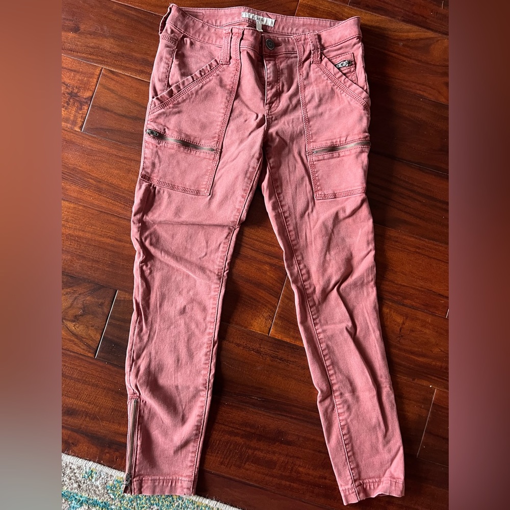 JOIE cargo pants with zippers